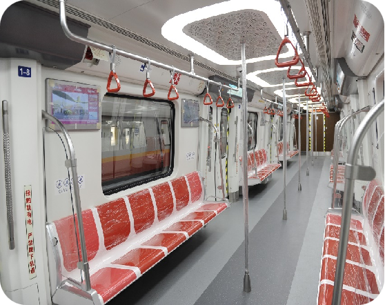 Subway seat of FRP